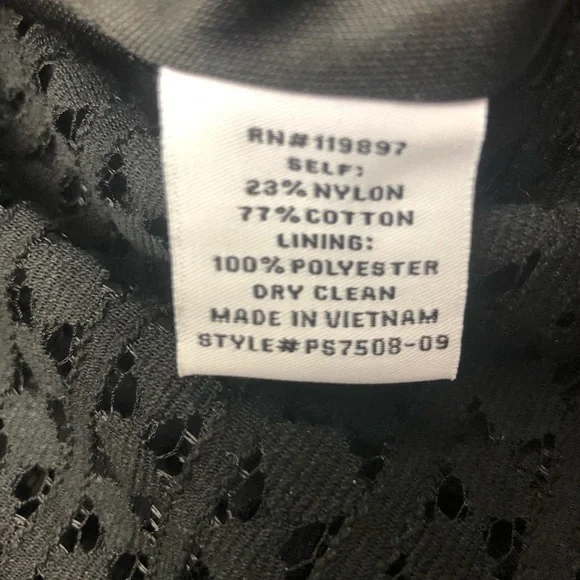 19 Cooper Black Sheer Strapless Jumpsuit Size M - Picture 7 of 7